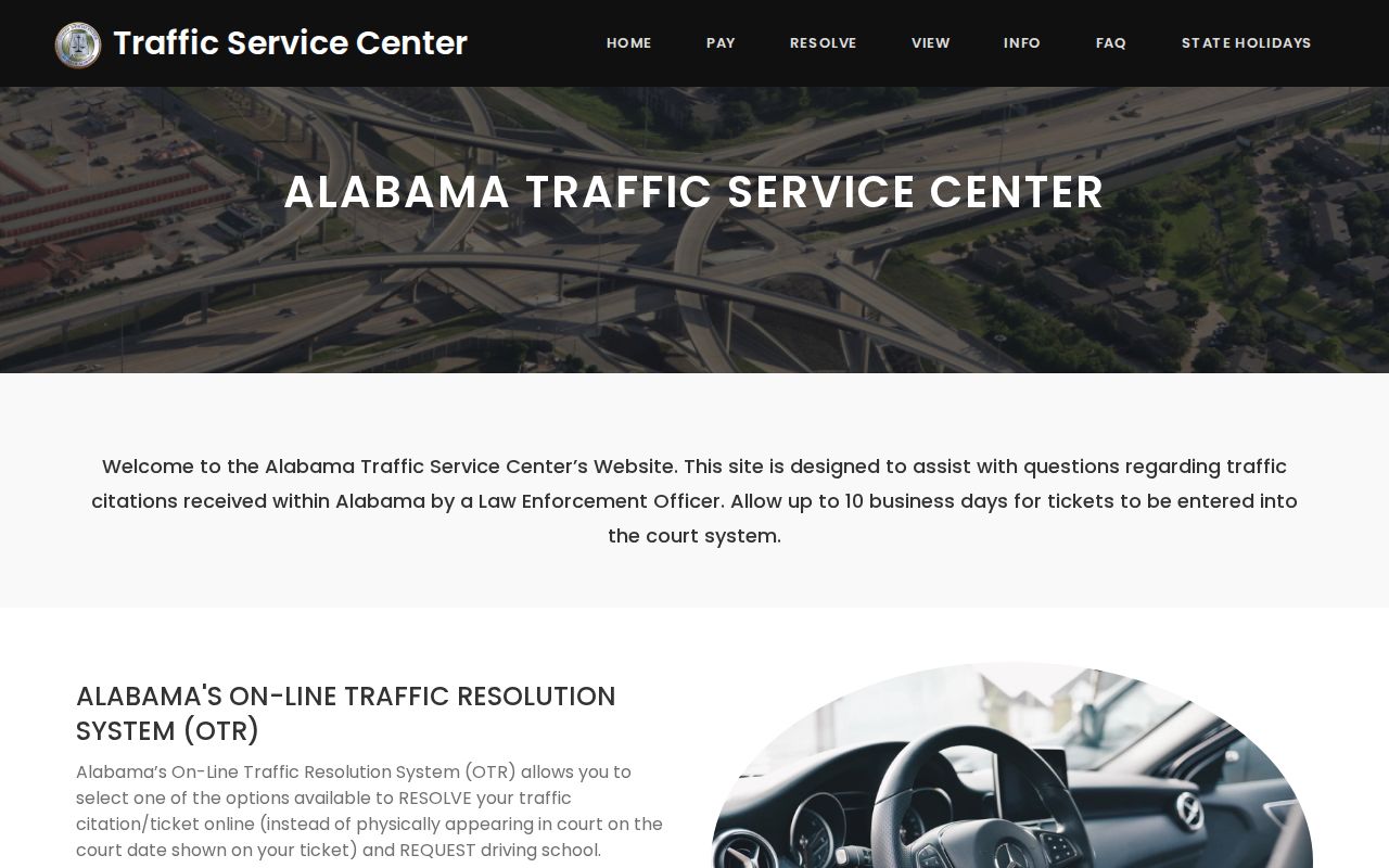 Washington County traffic court records Alabama online traffic resolution