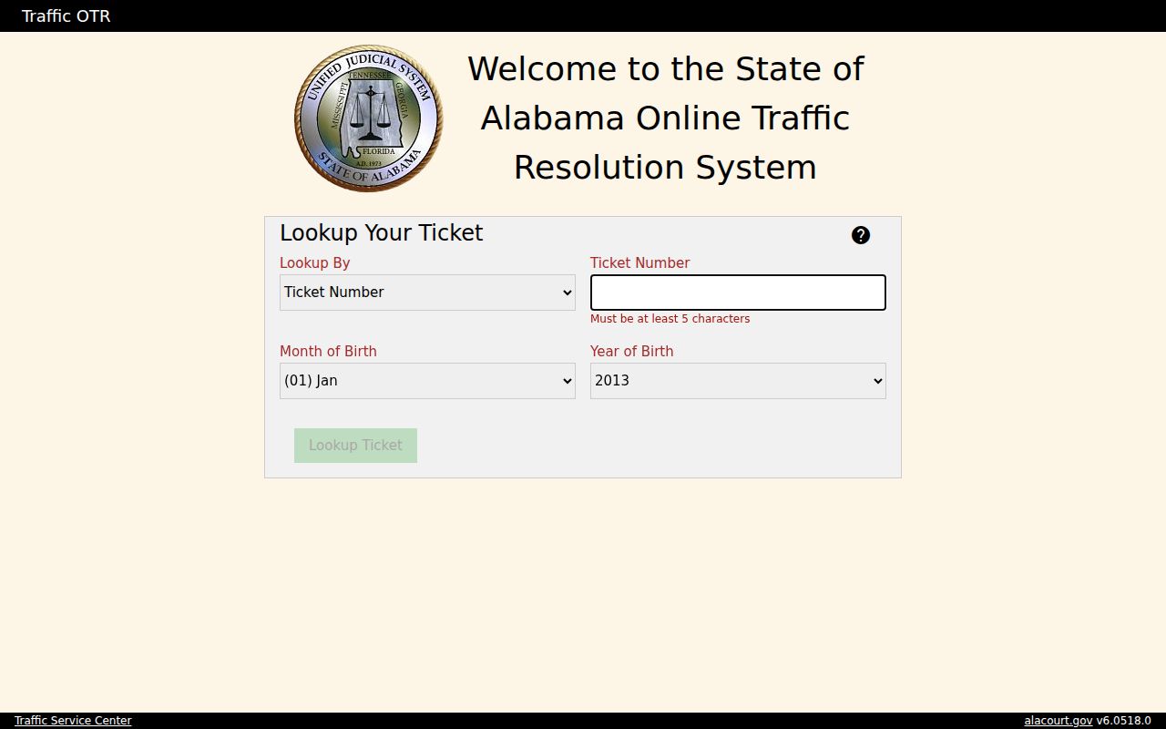Washington County traffic court records proof and compliance portal