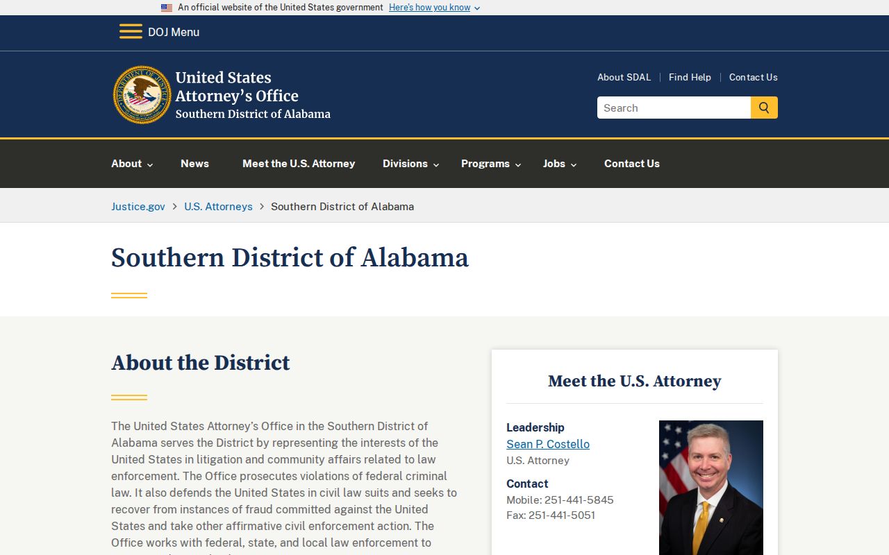 Washington County warrant records federal Southern District prosecution source